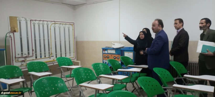 بازدید سرپرست معاونت پژوهشی دانشگاه ملی مهارت (آقای دکتر احمدی) از آموزشکده حضرت رقیه (س) 2