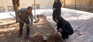 روز درختکاری در آموزشکده ملی مهارت دختران حضرت رقیه(س) یزد 11