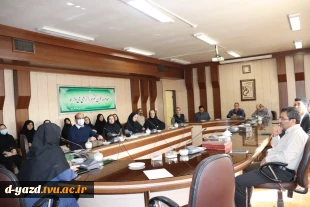 برگزاری جلسه شورای اداری کارکنان آموزشکده ملی مهارت دختران یزد - حضرت رقیه (س) در پردیس دختران امام علی (ع) 4