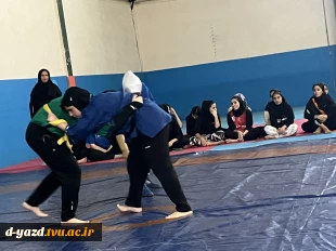 مسابقات کشتی آلیش دانشجویان آموزشکده ملی مهارت دختران یزد - حضرت رقیه(س) برگزار شد 2