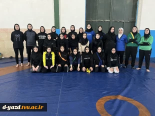 مسابقات کشتی آلیش دانشجویان آموزشکده ملی مهارت دختران یزد - حضرت رقیه(س) برگزار شد 2