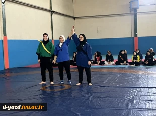 مسابقات کشتی آلیش دانشجویان آموزشکده ملی مهارت دختران یزد - حضرت رقیه(س) برگزار شد 2