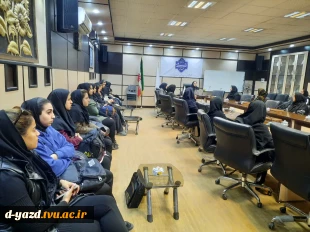 کارگاه آموزشی «آشنایی با بیماری ایدز» در آموزشکده ملی مهارت دختران یزد – حضرت رقیه (س) برگزار شد 3