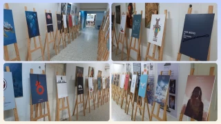 برگزاری نمایشگاه تخصصی گرافیک به مناسبت هفته پژوهش و روز دانشجو در پردیس دختران امام علی(ع)