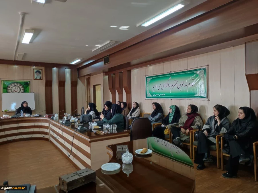جلسه هم فکری اساتید گروه معماری آموزشکده ملی مهارت دختران یزد برگزار شد 3