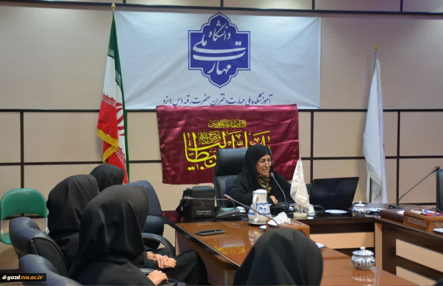 برگزاری مراسم بزرگداشت عید غدیر خم در آموزشکده ملی مهارت دختران یزد با رویکرد تبیین تاریخی 4