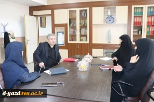 بازدید میدانی حراست دانشگاه ملی مهارت استان یزد از پردیس آموزشکده ملی مهارت دختران؛ تأکید بر ارتقای امنیت و نظم آموزشی 2