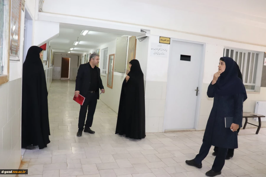 بازدید میدانی حراست دانشگاه ملی مهارت استان یزد از پردیس آموزشکده ملی مهارت دختران؛ تأکید بر ارتقای امنیت و نظم آموزشی 5