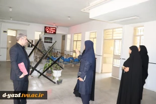 بازدید میدانی حراست دانشگاه ملی مهارت استان یزد از پردیس آموزشکده ملی مهارت دختران؛ تأکید بر ارتقای امنیت و نظم آموزشی 10