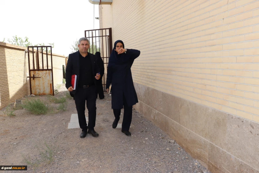 بازدید میدانی حراست دانشگاه ملی مهارت استان یزد از پردیس آموزشکده ملی مهارت دختران؛ تأکید بر ارتقای امنیت و نظم آموزشی 12