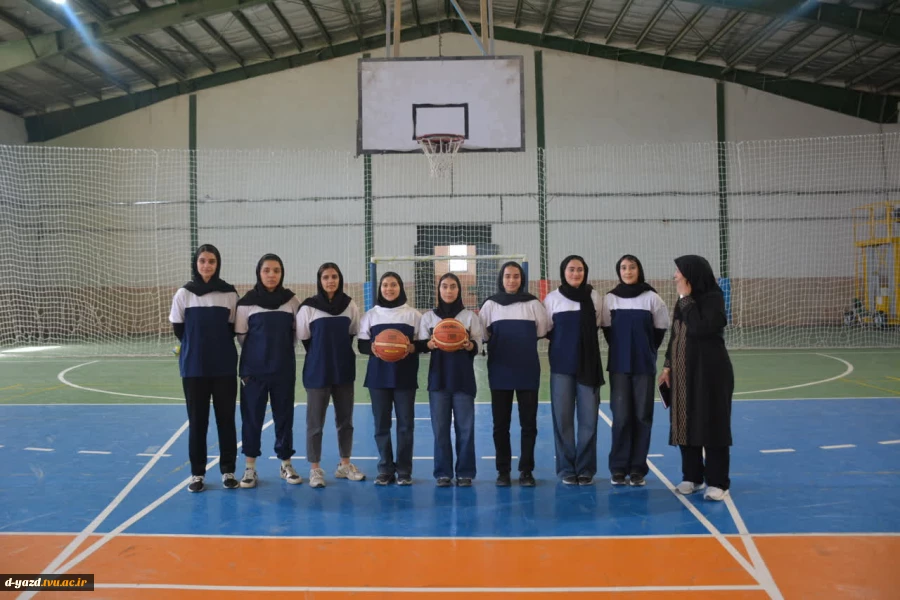 بدرقه تیم بسکتبال آموزشکده ملی مهارت دختران یزد برای حضور در هفدهمین المپیاد ورزشی دانشجویان کشور 3