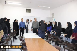 بازدید رئیس دانشگاه ملی مهارت استان یزد از آموزشکده دختران یزد و پردیس امام علی(ع) همزمان با آغاز سال تحصیلی 1405 - 1406 4